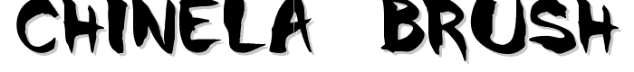 Chinela Brush font